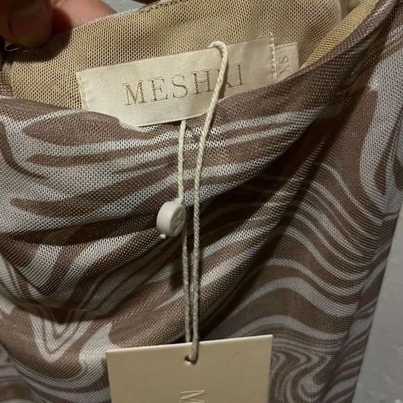 Meshki Brown Mini Dress - Picture 4 of 5